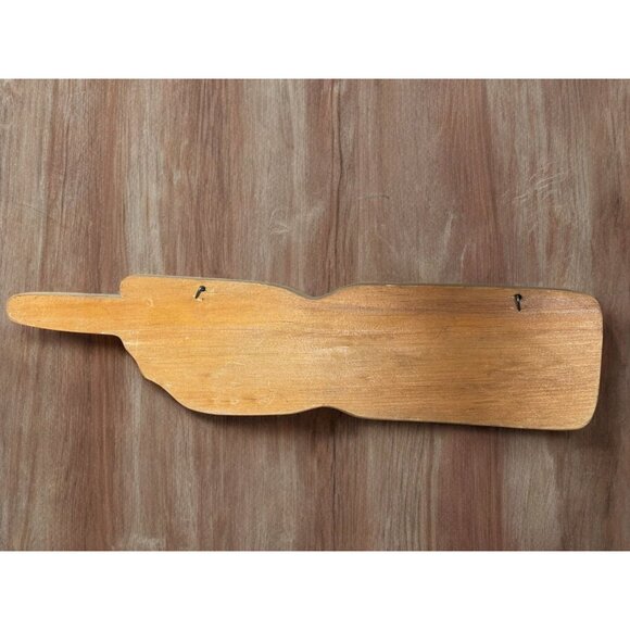 Wooden Country Kitchen Sign With Rustic Hand-Painted Design & Wire Hanger - Picture 7 of 8